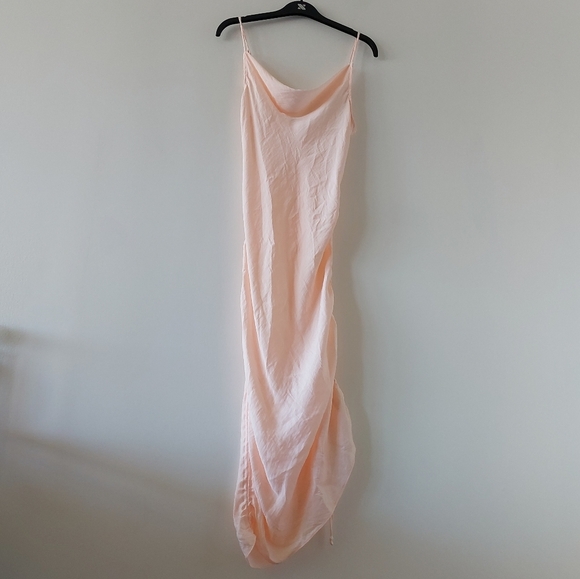 Intimately free people satin slip dress with adjustable length nwot  size M - Picture 2 of 8